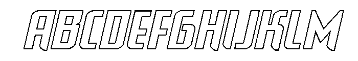 Warriatron Outline FONT
