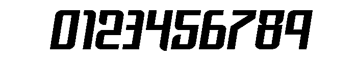 Warriatron Semi-Straight Font OTHER CHARS