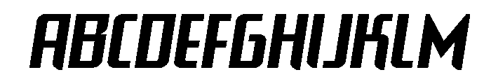 Warriatron Semi-Straight FONT