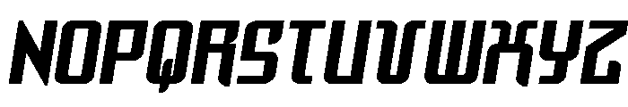 Warriatron Semi-Straight Font LOWERCASE