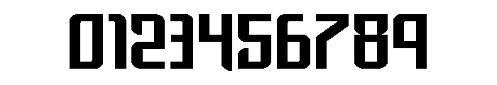 Warriatron Straight Font OTHER CHARS