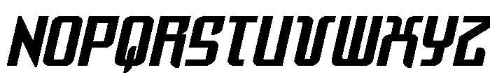 Warriatron Font LOWERCASE