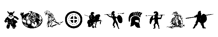 Warriors Font OTHER CHARS