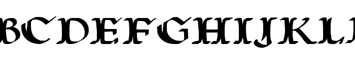 Wars of Asgard Expanded Font UPPERCASE