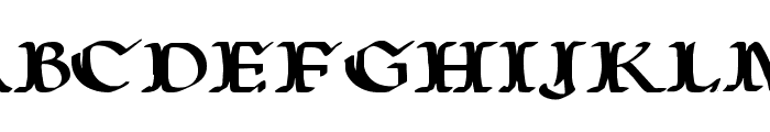 Wars of Asgard Expanded Font LOWERCASE