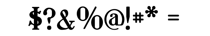 Waschkueche Regular Font OTHER CHARS