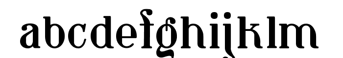 Waschkueche Regular Font LOWERCASE