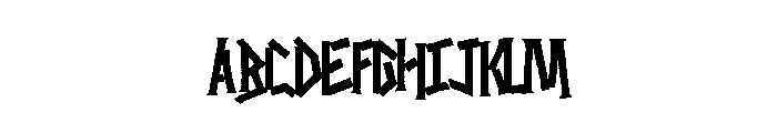 WasteFactory Font UPPERCASE