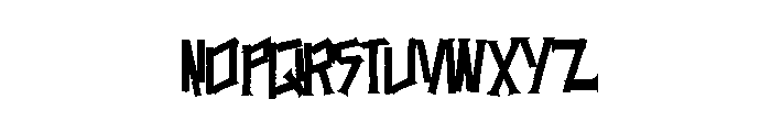 WasteFactory Font UPPERCASE