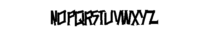 WasteFactory Font LOWERCASE