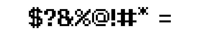 WasterMaster10 Font OTHER CHARS