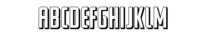 Watchtower 3D Font LOWERCASE