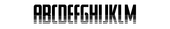 Watchtower Halftone Font UPPERCASE