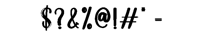 Water Bubble Font OTHER CHARS