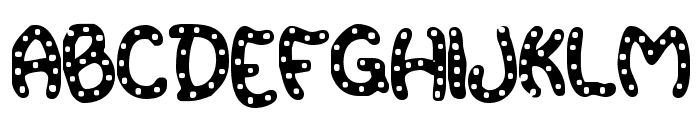 Water Toy Font UPPERCASE