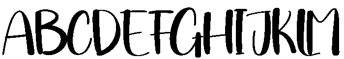 Water Font UPPERCASE