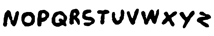 Watercolour Test Regular Font UPPERCASE
