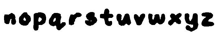 Watercolour Test Regular Font LOWERCASE