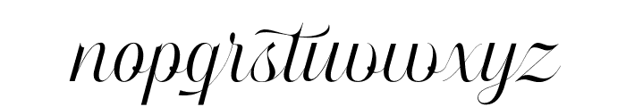 Watermint Script PERSONAL USE Regular Font LOWERCASE
