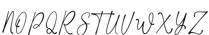 Wathanda Signature Font UPPERCASE
