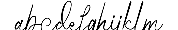 Wathanda Signature Font LOWERCASE