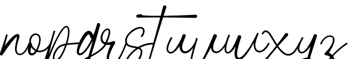 Wathanda Signature Font LOWERCASE