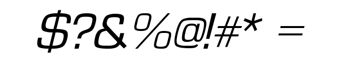 Waukegan LDO Oblique Font OTHER CHARS