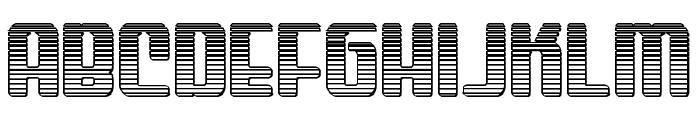 Wave Warrior Chrome Font LOWERCASE