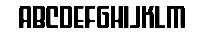 Wave Warrior Condensed Font LOWERCASE