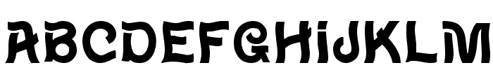 Wave Font LOWERCASE