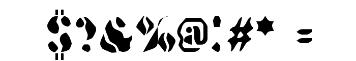 Wavy Optickal Font OTHER CHARS