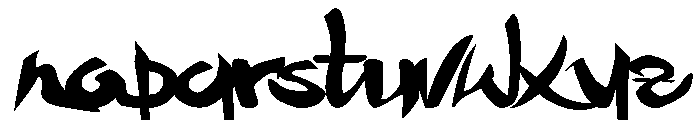 wakfu fan Font LOWERCASE