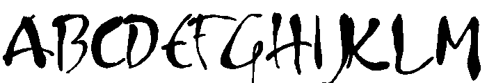 watermark Font UPPERCASE