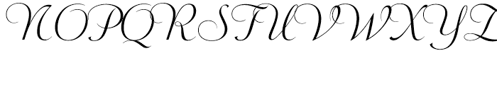 Wagner Script Regular Font UPPERCASE
