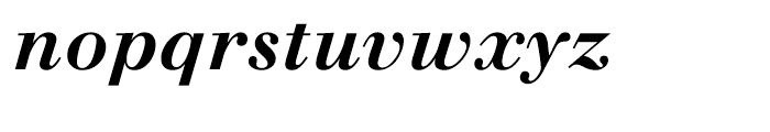 Walbaum Bold Italic Font LOWERCASE