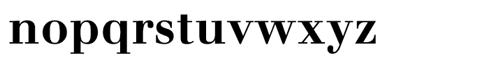 Walbaum Bold Font LOWERCASE
