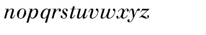 Walbaum Italic Font LOWERCASE