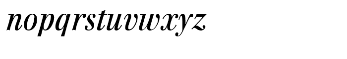 Walburn Italic Font LOWERCASE