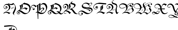 Waldeck Regular Font UPPERCASE