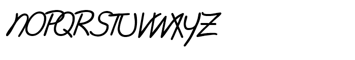 Wally Handwriting Regular Font UPPERCASE
