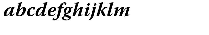 Warnock Bold Italic Font LOWERCASE