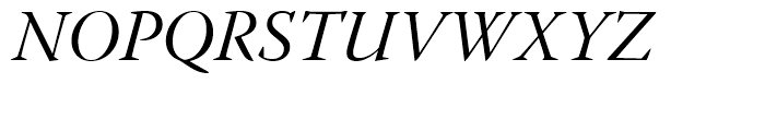 Warnock Italic Subhead Font UPPERCASE