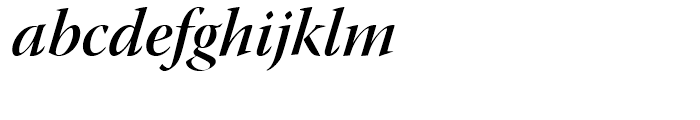Warnock SemiBold Italic Display Font LOWERCASE