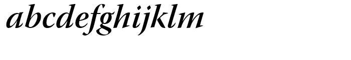 Warnock SemiBold Italic Subhead Font LOWERCASE