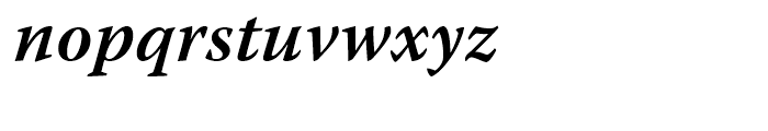 Warnock SemiBold Italic Font LOWERCASE
