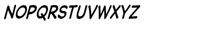 Wastrel Bold Condensed Oblique Font UPPERCASE