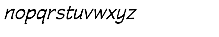 Wastrel Oblique Font LOWERCASE