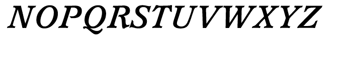 Waverly Bold Italic Font UPPERCASE