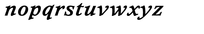 Waverly Extra Bold Italic Font LOWERCASE