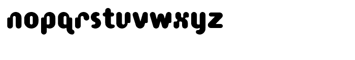 Wavy Rounded BT Regular Font LOWERCASE